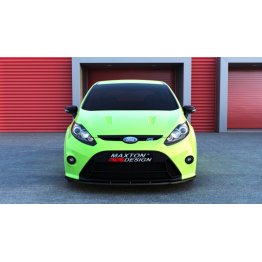 Накладка сплиттер на передний бампер на Ford Fiesta MK7 RS Look